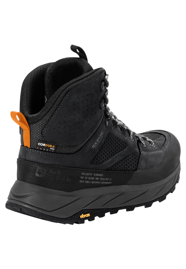 TERRAQUEST TEXAPORE MID M black 47.5 M skie nieprzemakalne buty na w drowki JACK WOLFSKIN